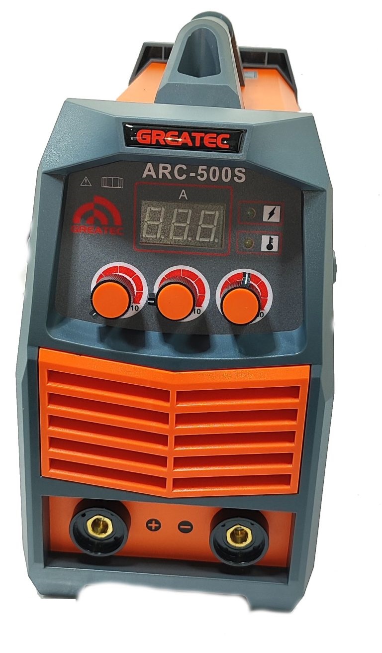 اینورتر آرک 500 جوشکاری گریتک سه ولوم الکترود 4 نارنجی مدل GREATEC ARC-500S