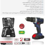 کیت شارژی‌ با لوازم ۲ باطری اکتیو مدل AC-3520S